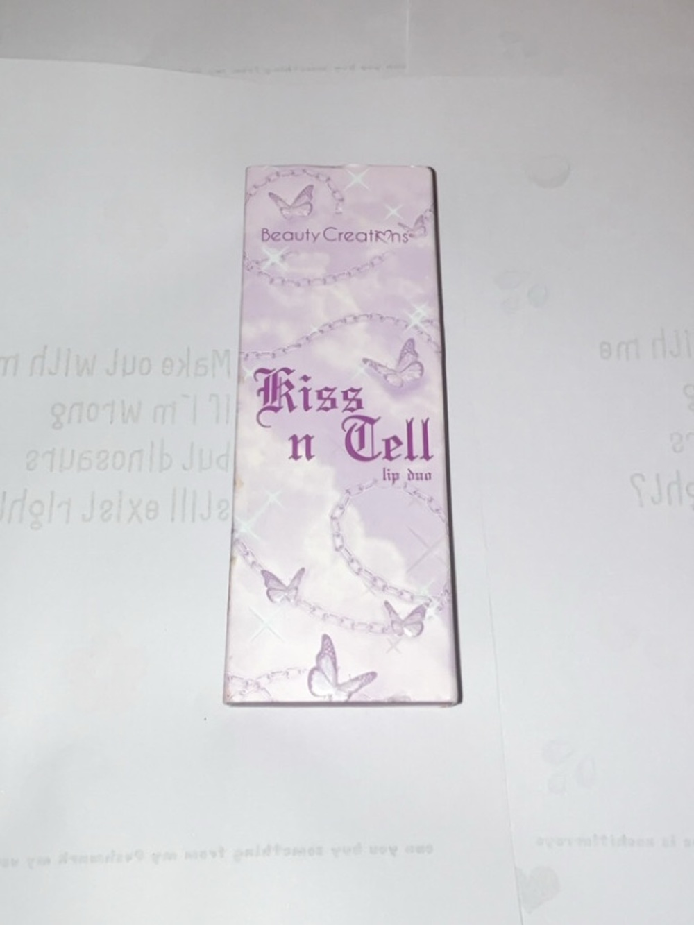Beauty Creations Kiss n Tell Lip Duo
